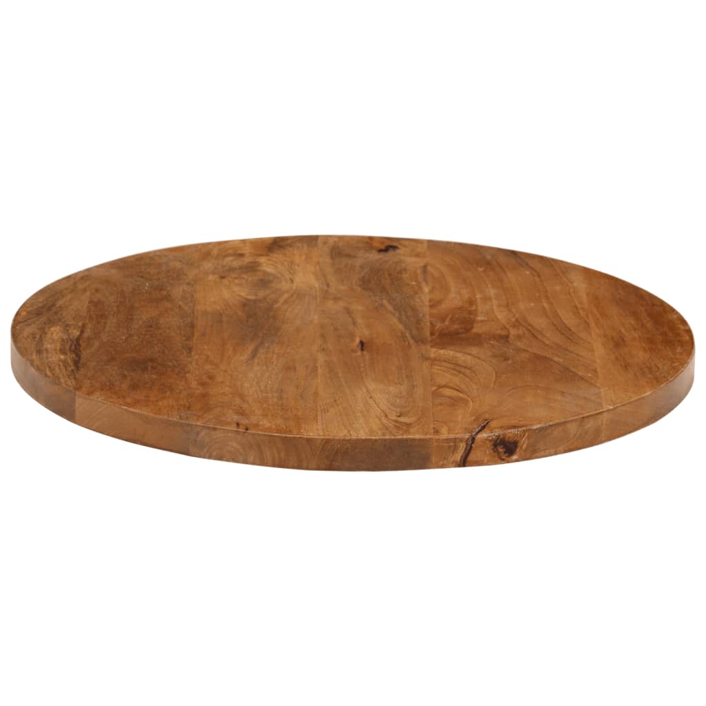 vidaXL Table Top Ø 50x2.5 cm Round Solid Wood Mango