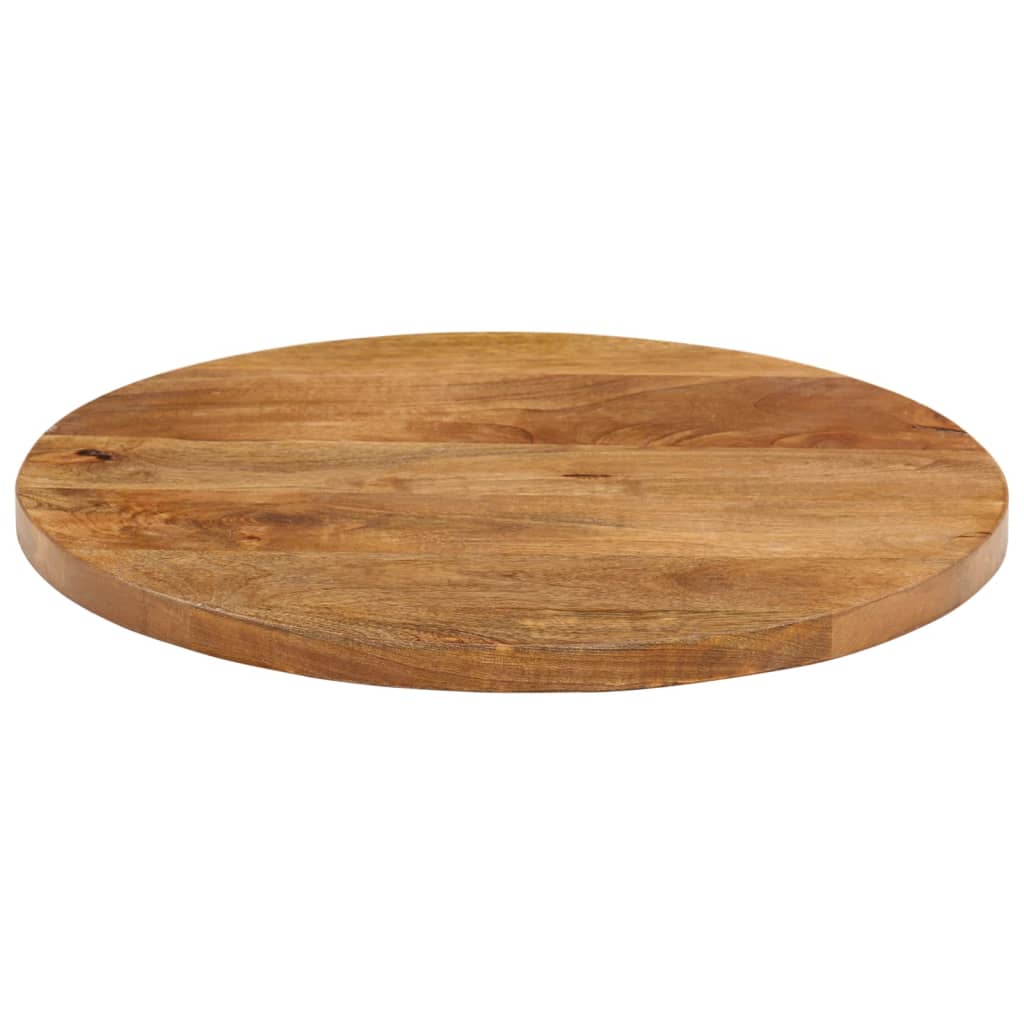 vidaXL Table Top Ø 60x2.5 cm Round Solid Wood Mango