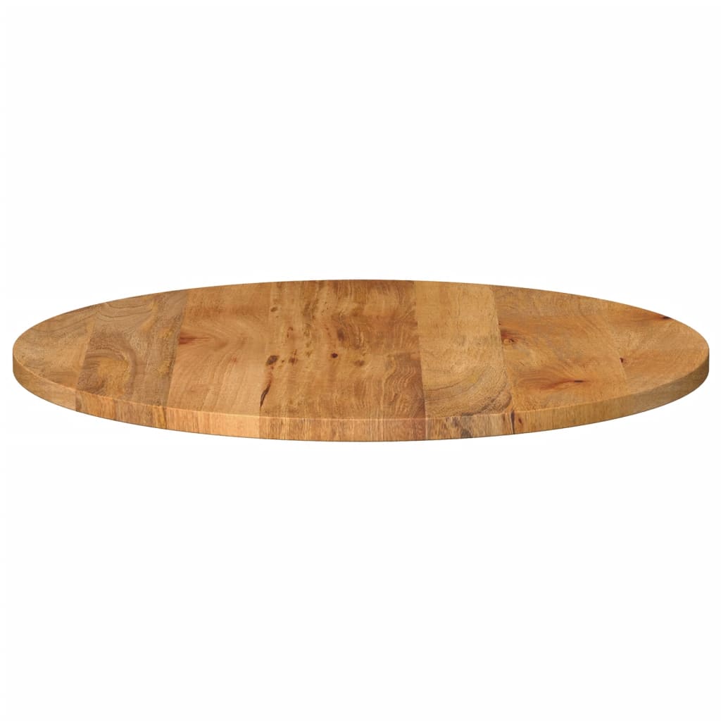 vidaXL Table Top Ø 70x2.5 cm Round Solid Wood Mango