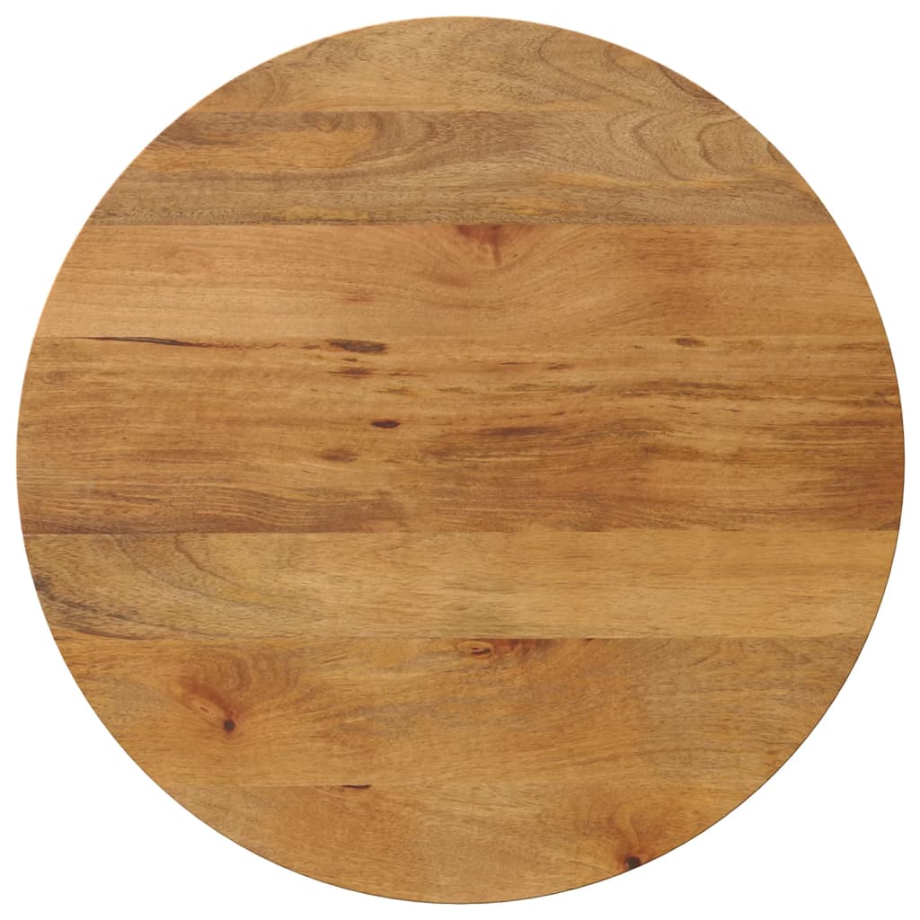 vidaXL Table Top Ø 70x3.8 cm Round Solid Wood Mango