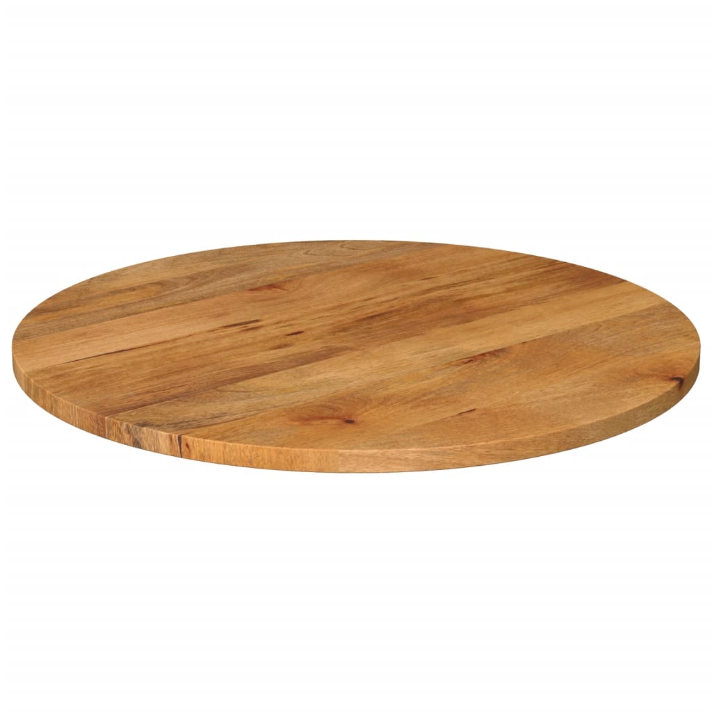 vidaXL Table Top Ø 70x3.8 cm Round Solid Wood Mango