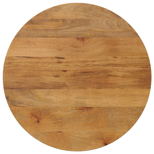 vidaXL Table Top Ø 80x2.5 cm Round Solid Wood Mango