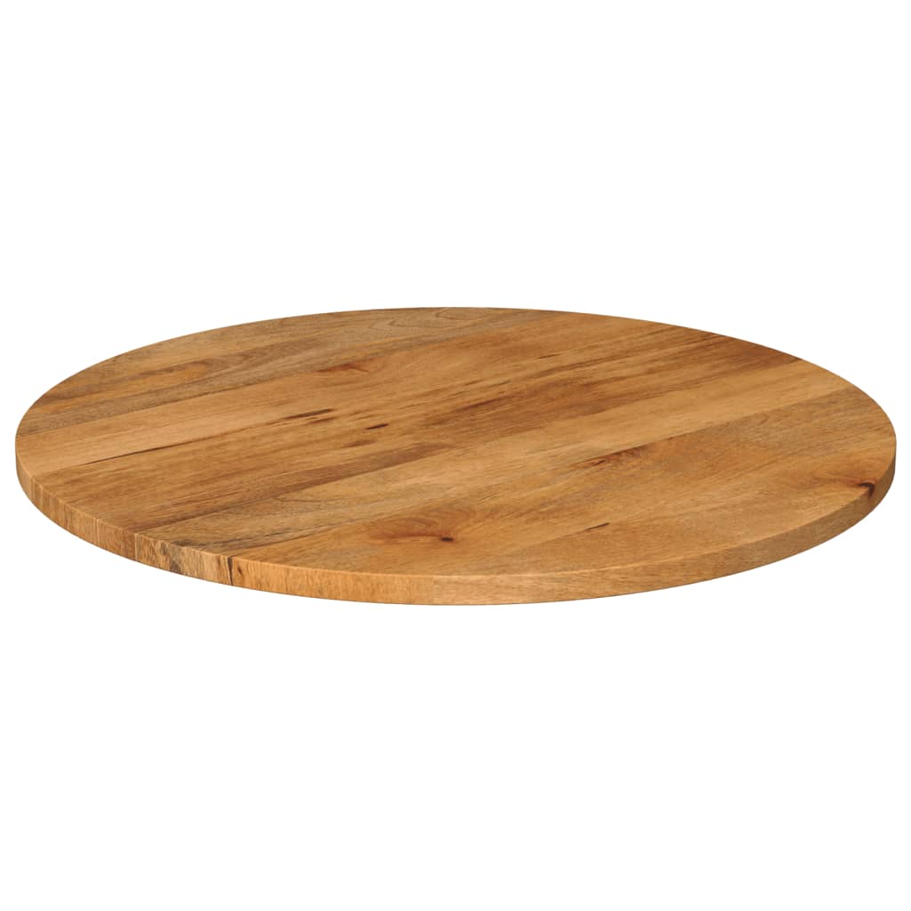 vidaXL Table Top Ø 80x2.5 cm Round Solid Wood Mango