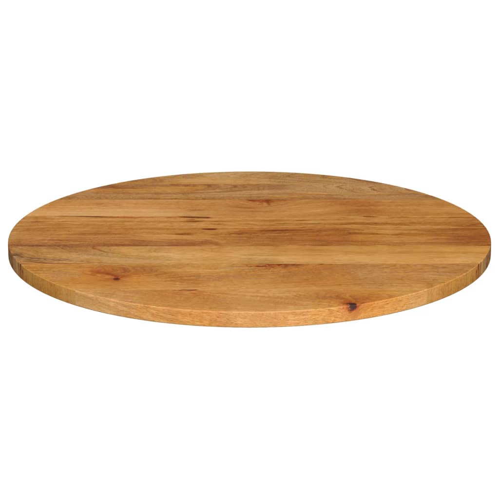 vidaXL Table Top Ø 80x2.5 cm Round Solid Wood Mango