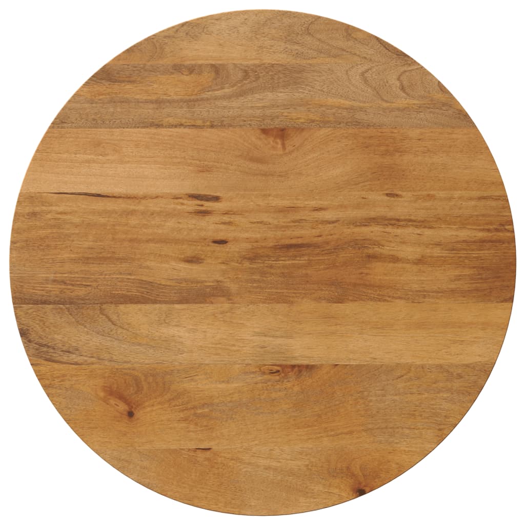 vidaXL Table Top Ø 80x3.8 cm Round Solid Wood Mango