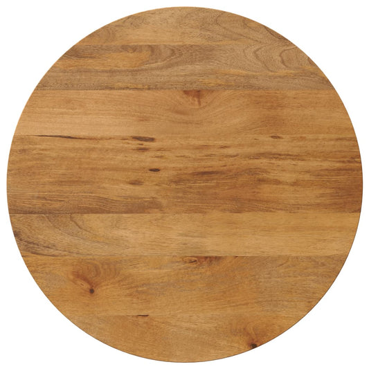 vidaXL Table Top Ø 90x2.5 cm Round Solid Wood Mango