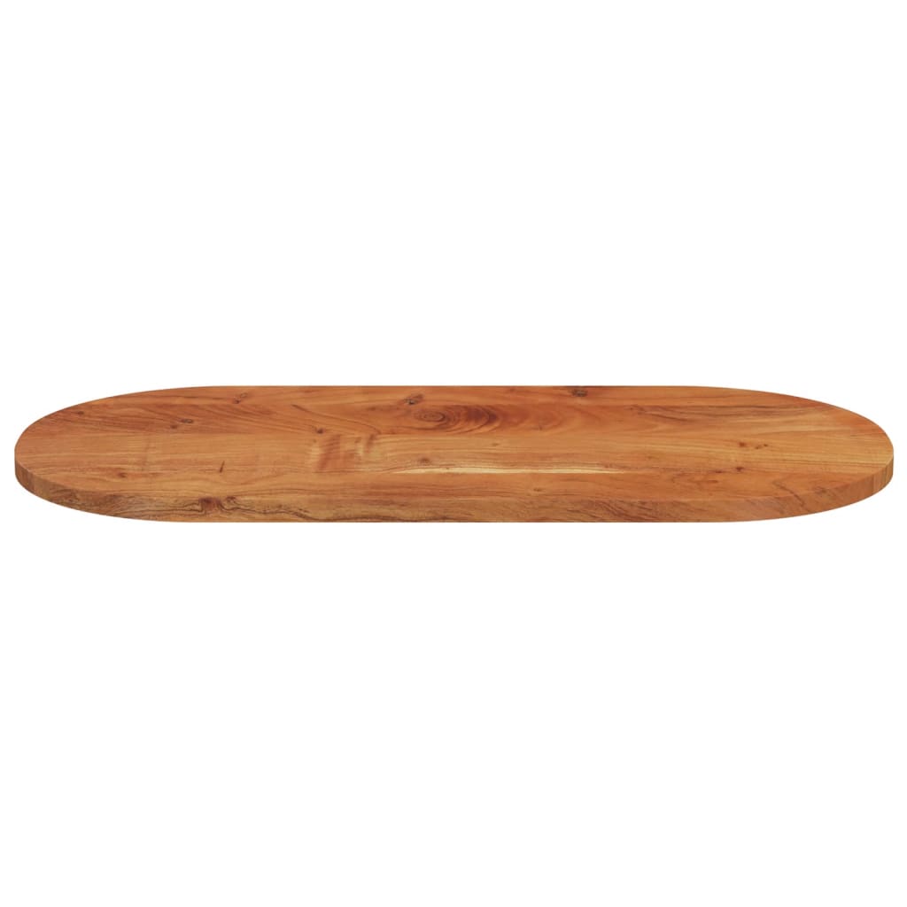 vidaXL Table Top 80x40x2.5 cm Oval Solid Wood Acacia