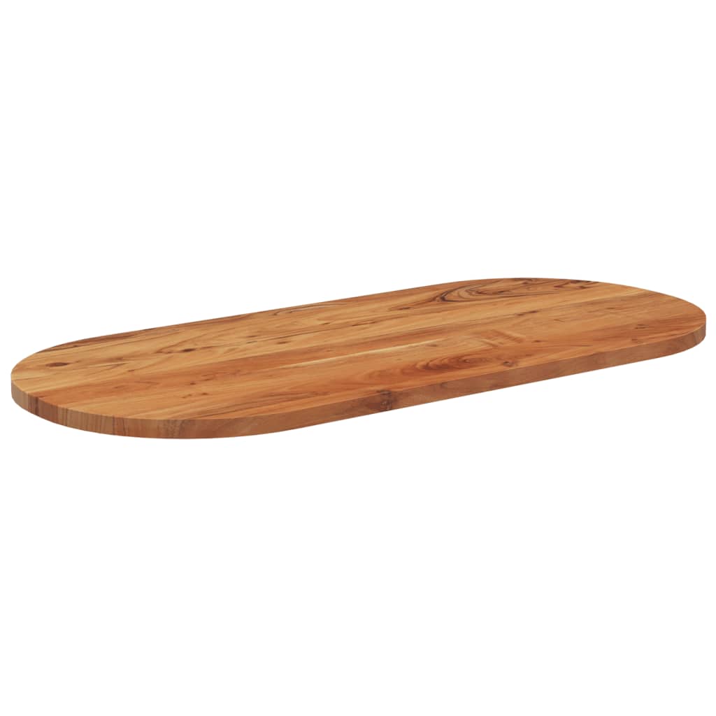 vidaXL Table Top 90x40x2.5 cm Oval Solid Wood Acacia