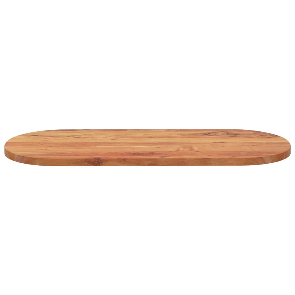 vidaXL Table Top 100x40x2.5 cm Oval Solid Wood Acacia