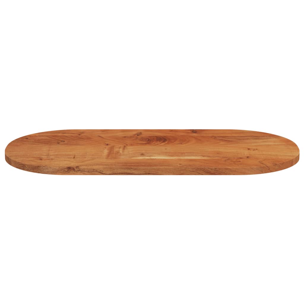 vidaXL Table Top 100x50x2.5 cm Oval Solid Wood Acacia