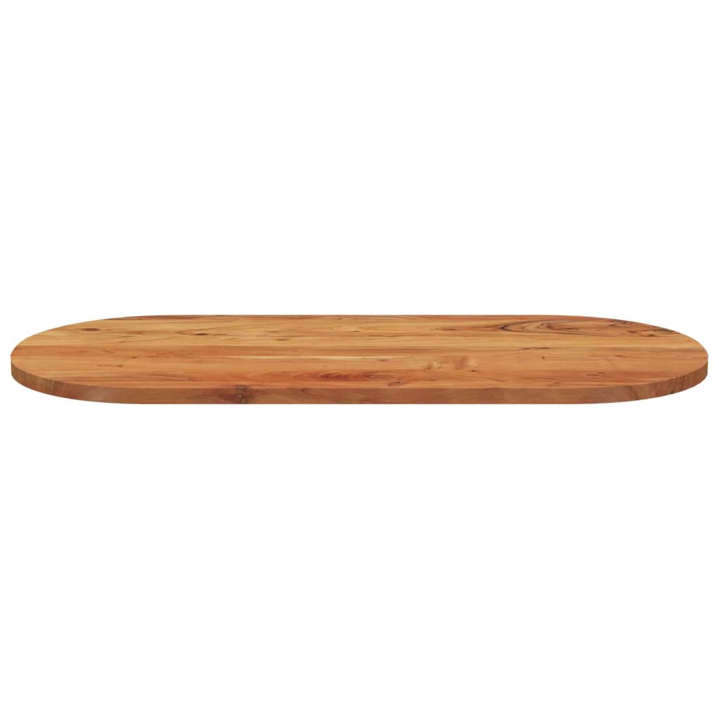 vidaXL Table Top 110x50x2.5 cm Oval Solid Wood Acacia