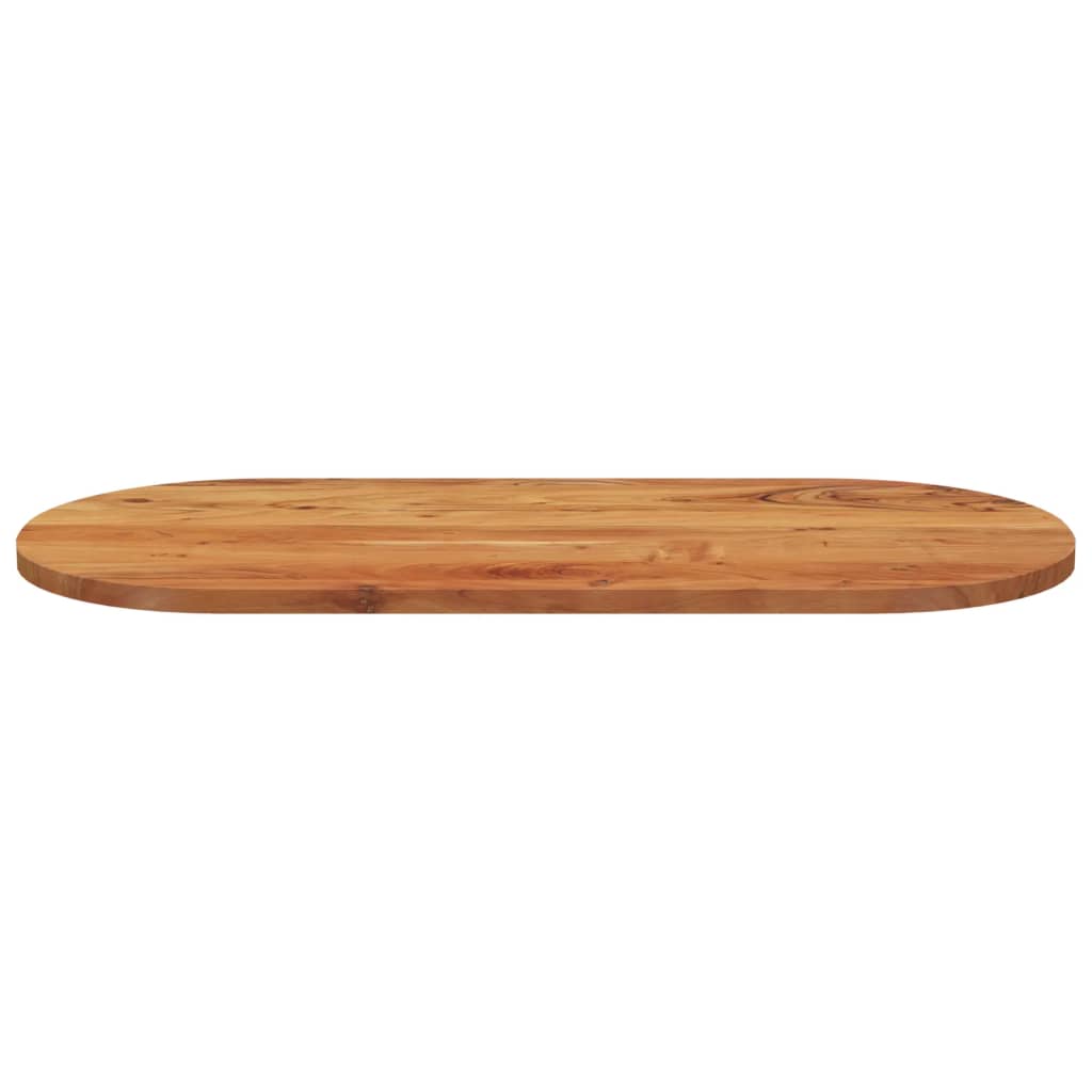 vidaXL Table Top 110x50x3.8 cm Oval Solid Wood Acacia