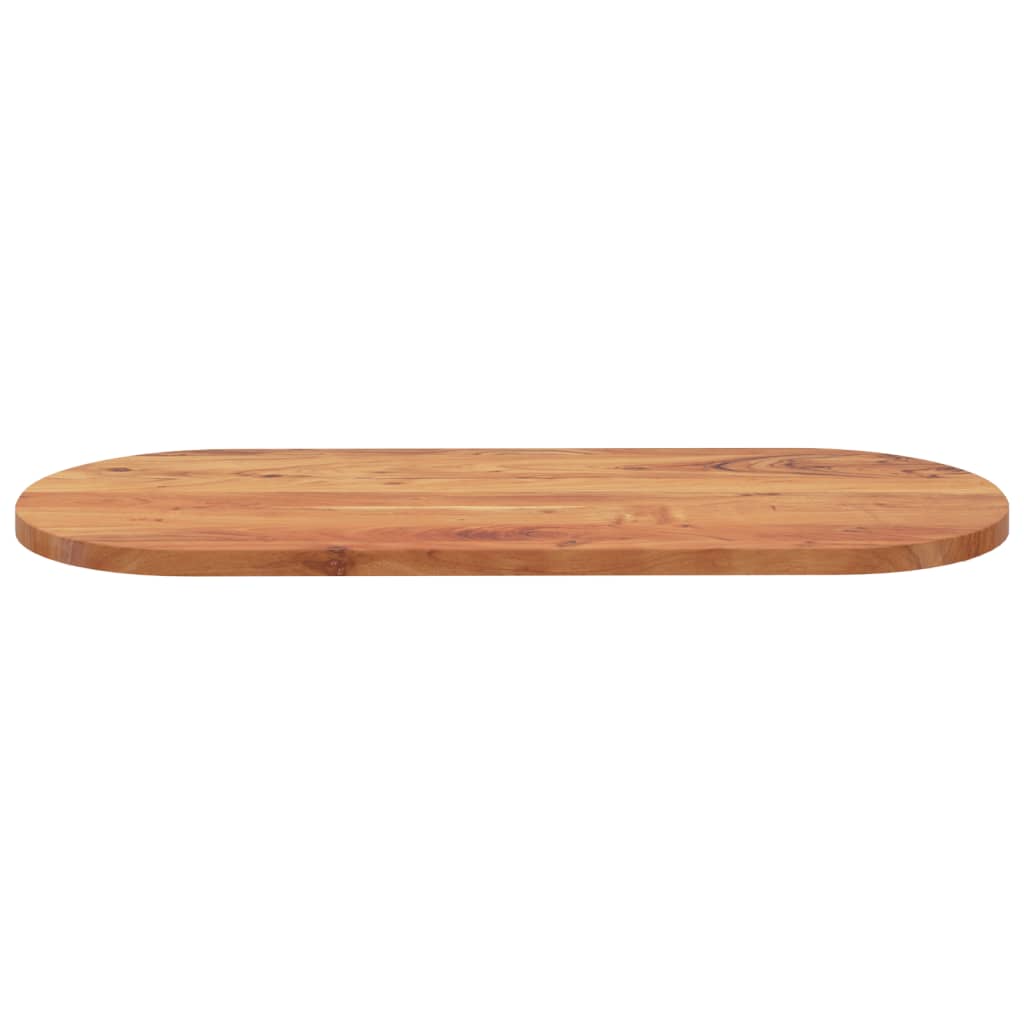 vidaXL Table Top 120x50x3.8 cm Oval Solid Wood Acacia