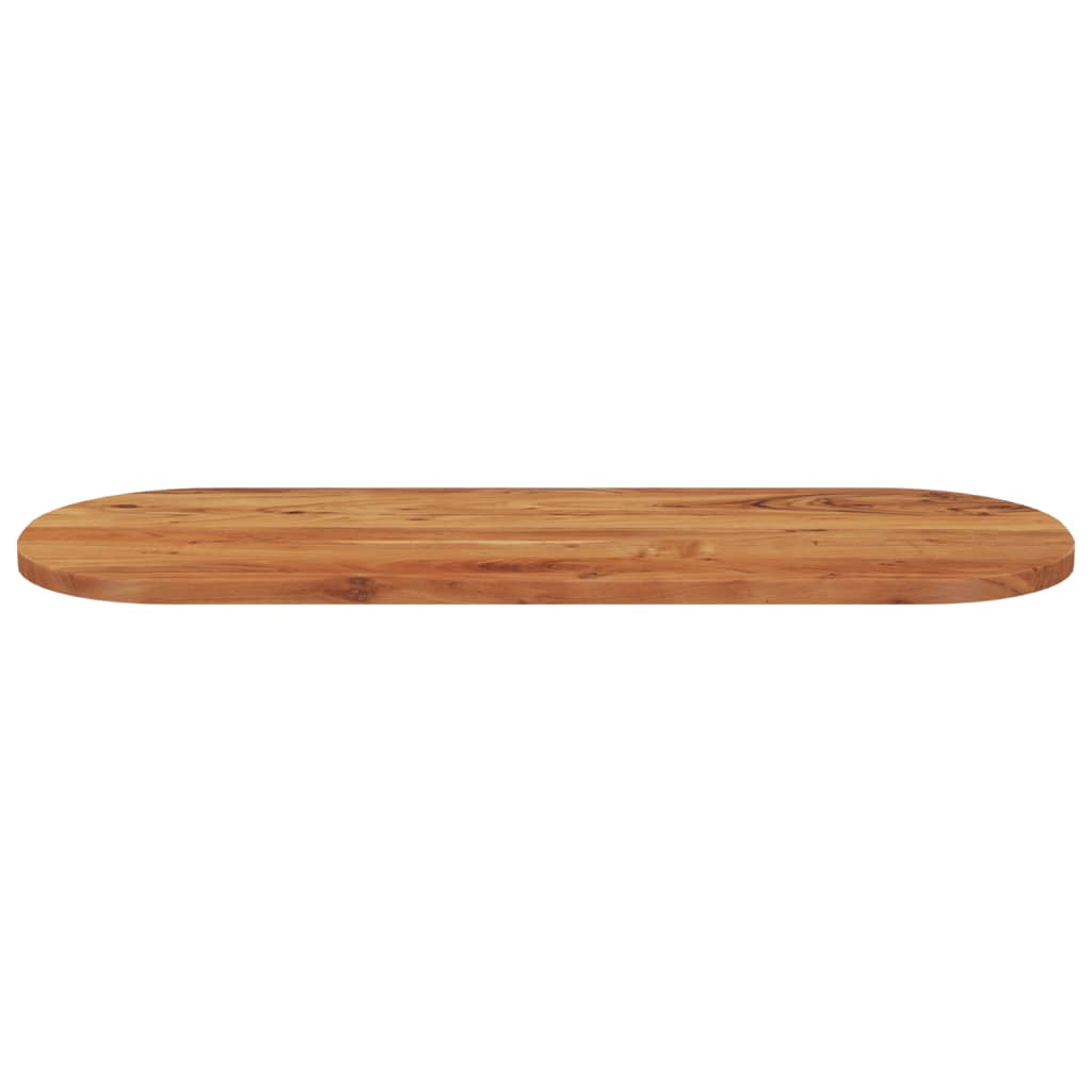 vidaXL Table Top 140x50x3.8 cm Oval Solid Wood Acacia