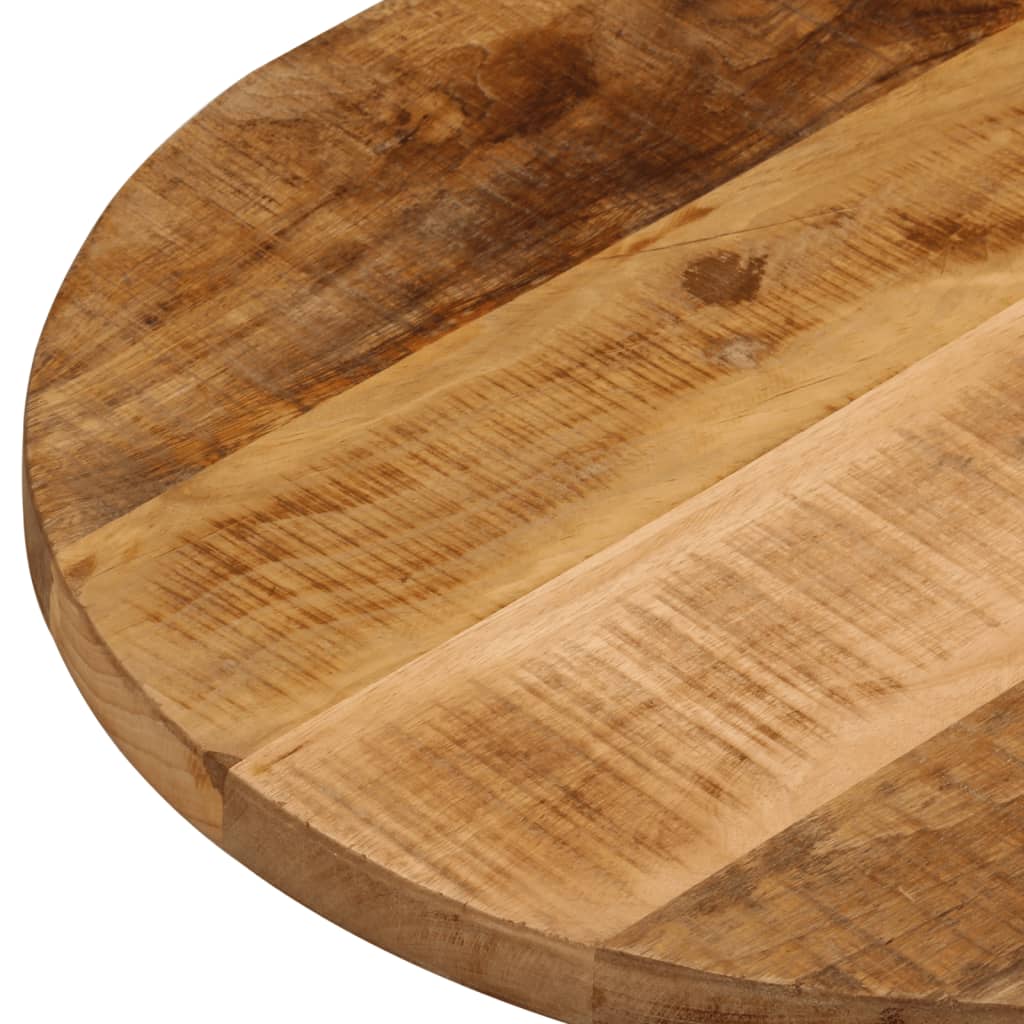 vidaXL Table Top 80x40x2.5 cm Oval Solid Wood Rough Mango