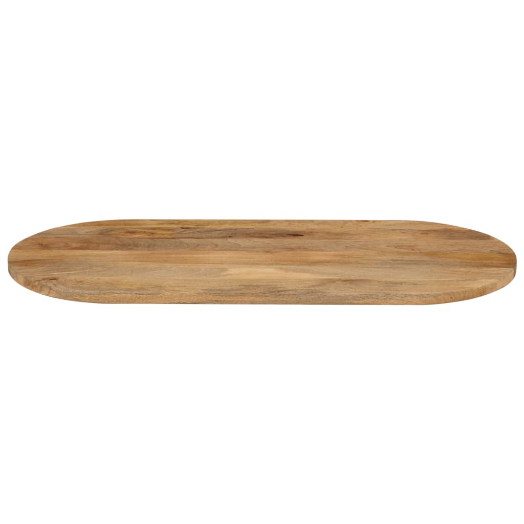 vidaXL Table Top 90x40x2.5 cm Oval Solid Wood Mango