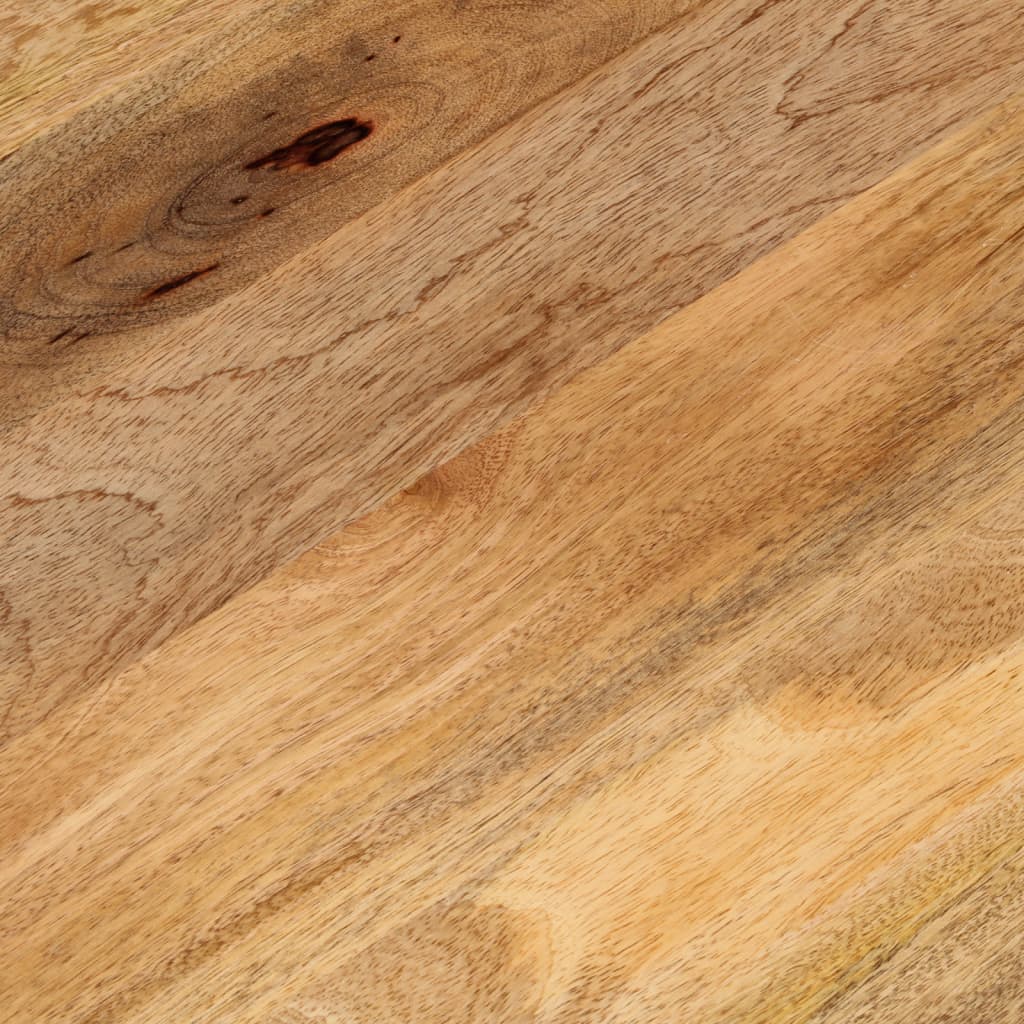 Table Top 140x60x2.5 cm Oval Solid Wood Mango