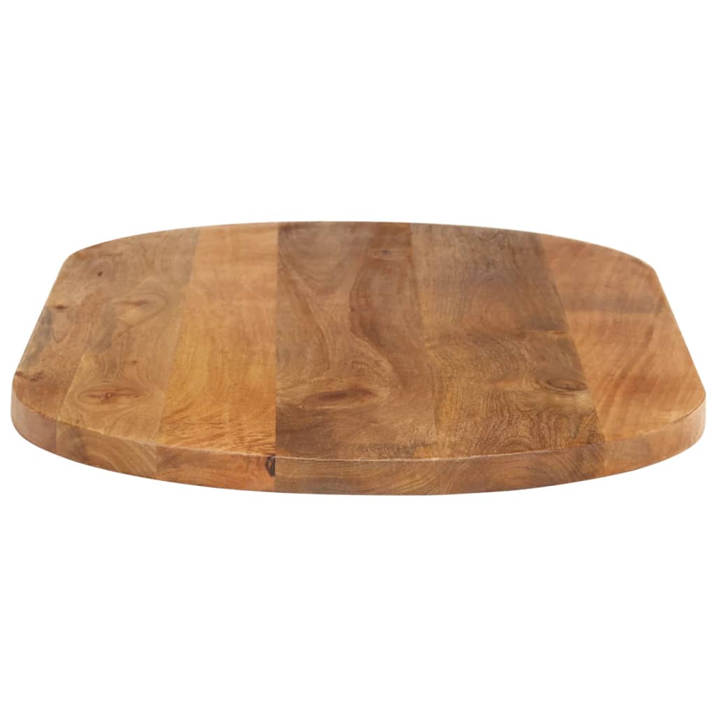 vidaXL Table Top 80x40x2.5 cm Oval Solid Wood Mango