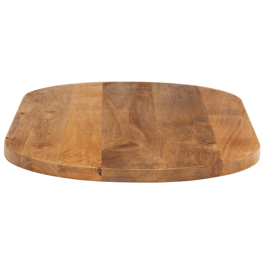 vidaXL Table Top 80x40x3.8 cm Oval Solid Wood Mango