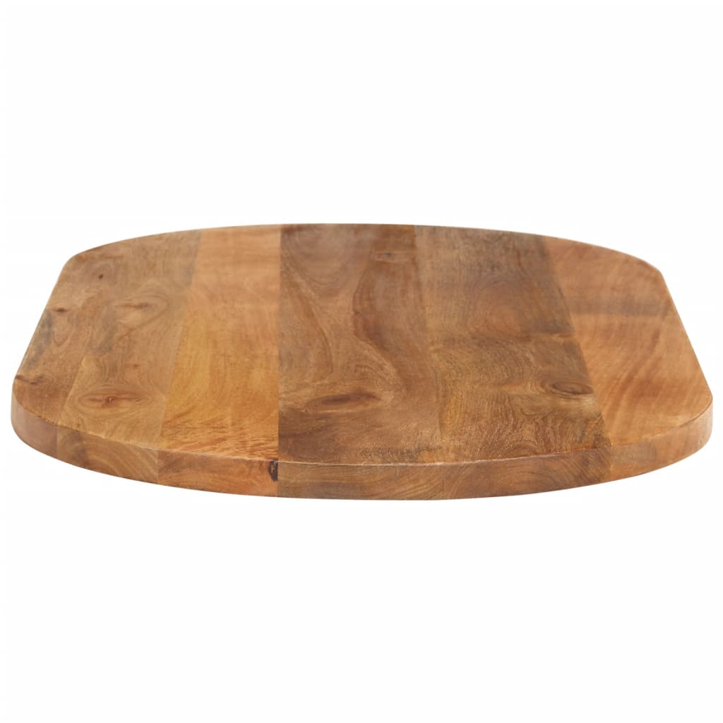 Table Top 120x60x3.8 cm Oval Solid Wood Mango