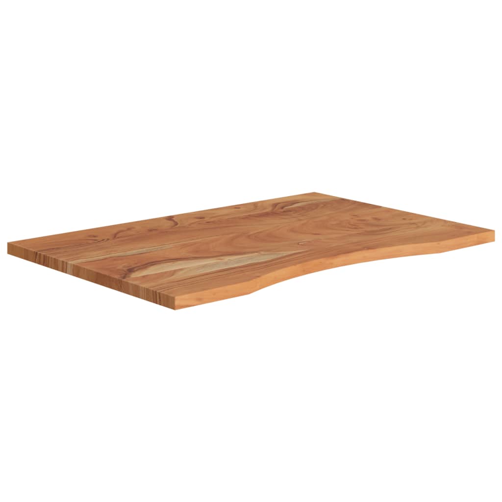 vidaXL Desk Top 80x60x2.5 cm Rectangular Solid Wood Acacia