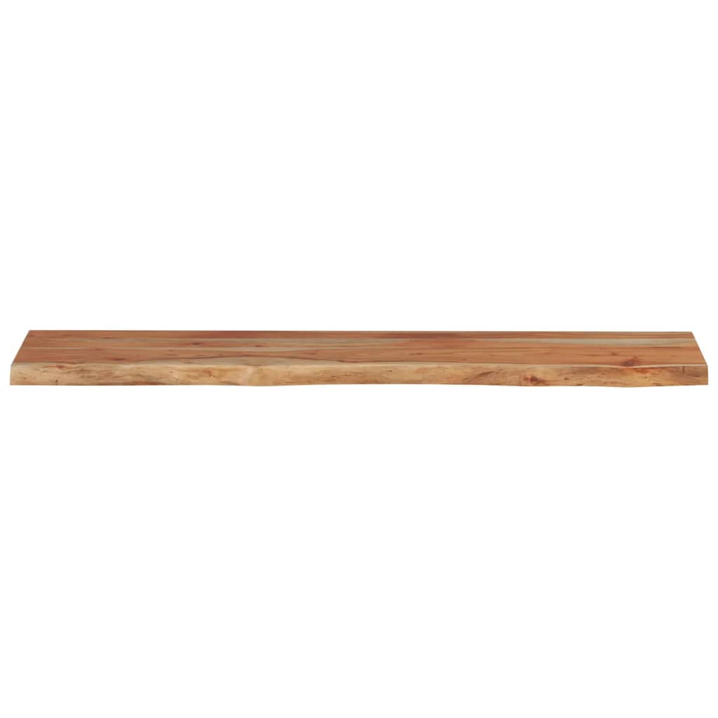 vidaXL Wall Shelf 90x20x2.5 cm Rectangular Solid Wood Acacia Live Edge