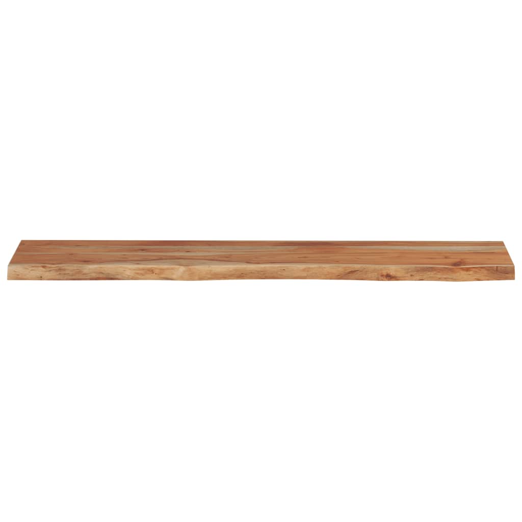 Wall Shelf 110x20x2.5 cm Rectangular Solid Wood Acacia Live Edge