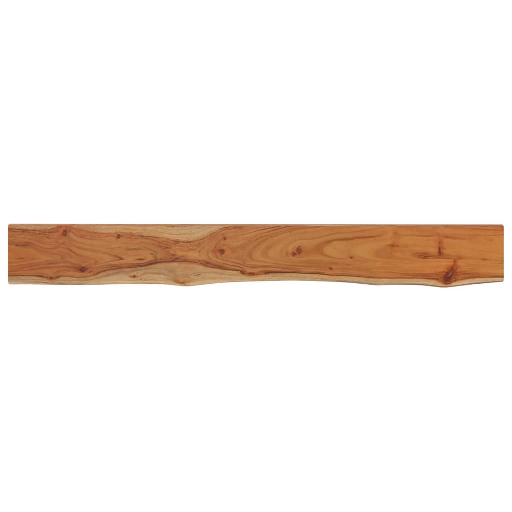 vidaXL Wall Shelf 180x20x2.5 cm Rectangular Solid Wood Acacia Live Edge