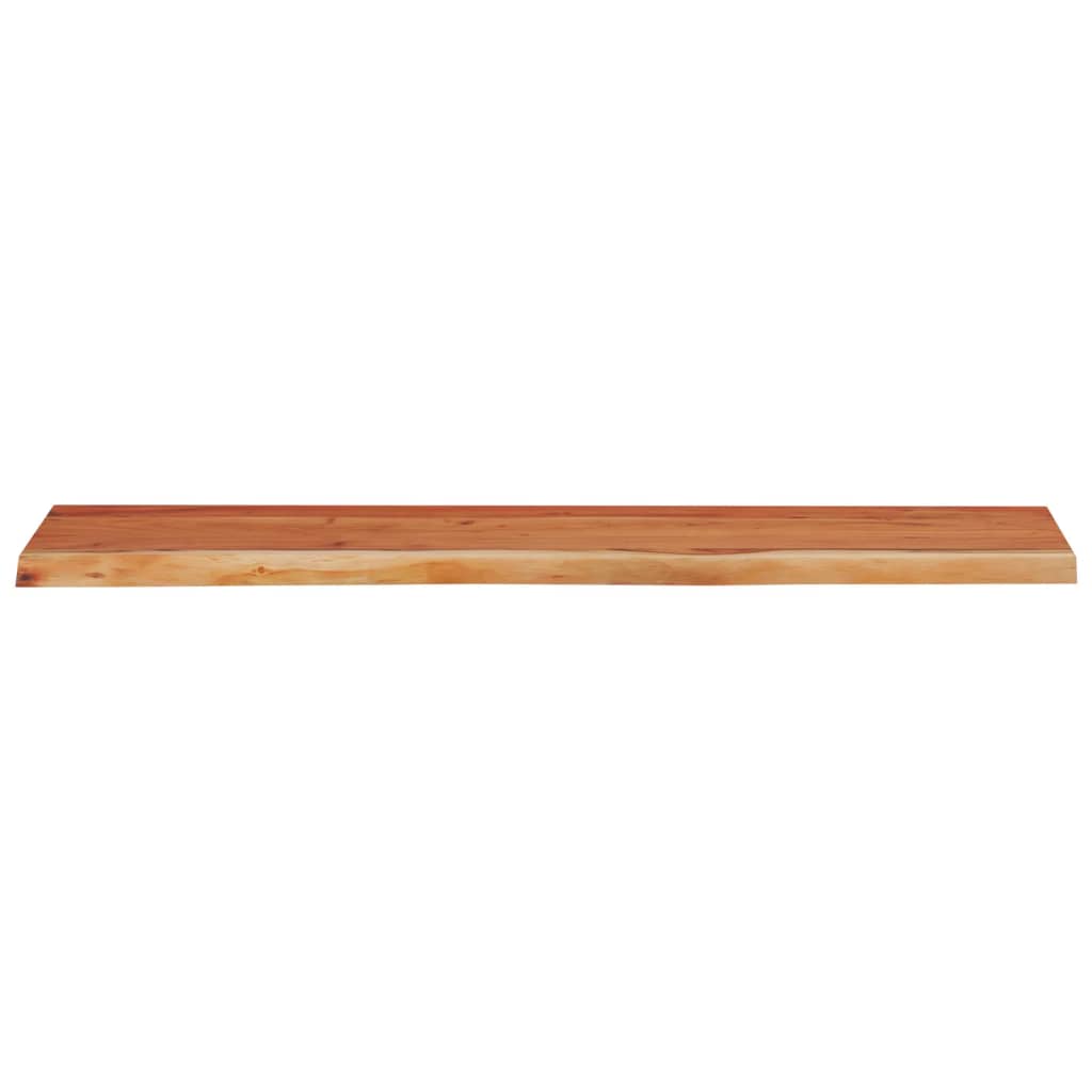 vidaXL Wall Shelf 100x30x2.5 cm Rectangular Solid Wood Acacia Live Edge