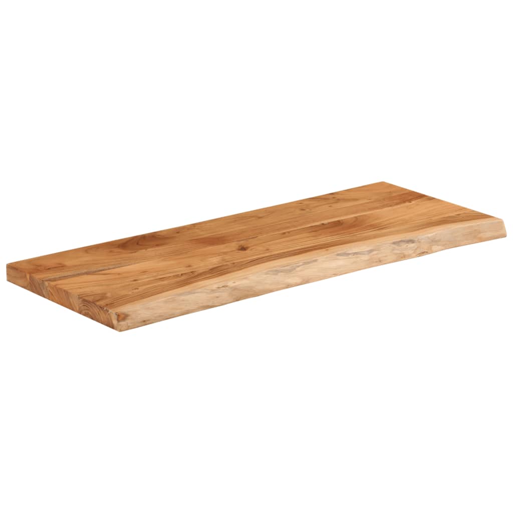 vidaXL Table Top 90x40x2.5 cm Rectangular Solid Wood Acacia Live Edge