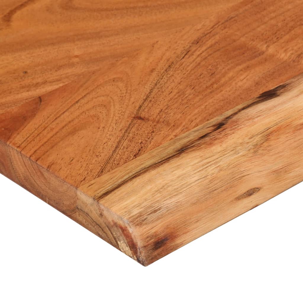 vidaXL Table Top 140x40x2.5 cm Rectangular Solid Wood Acacia Live Edge