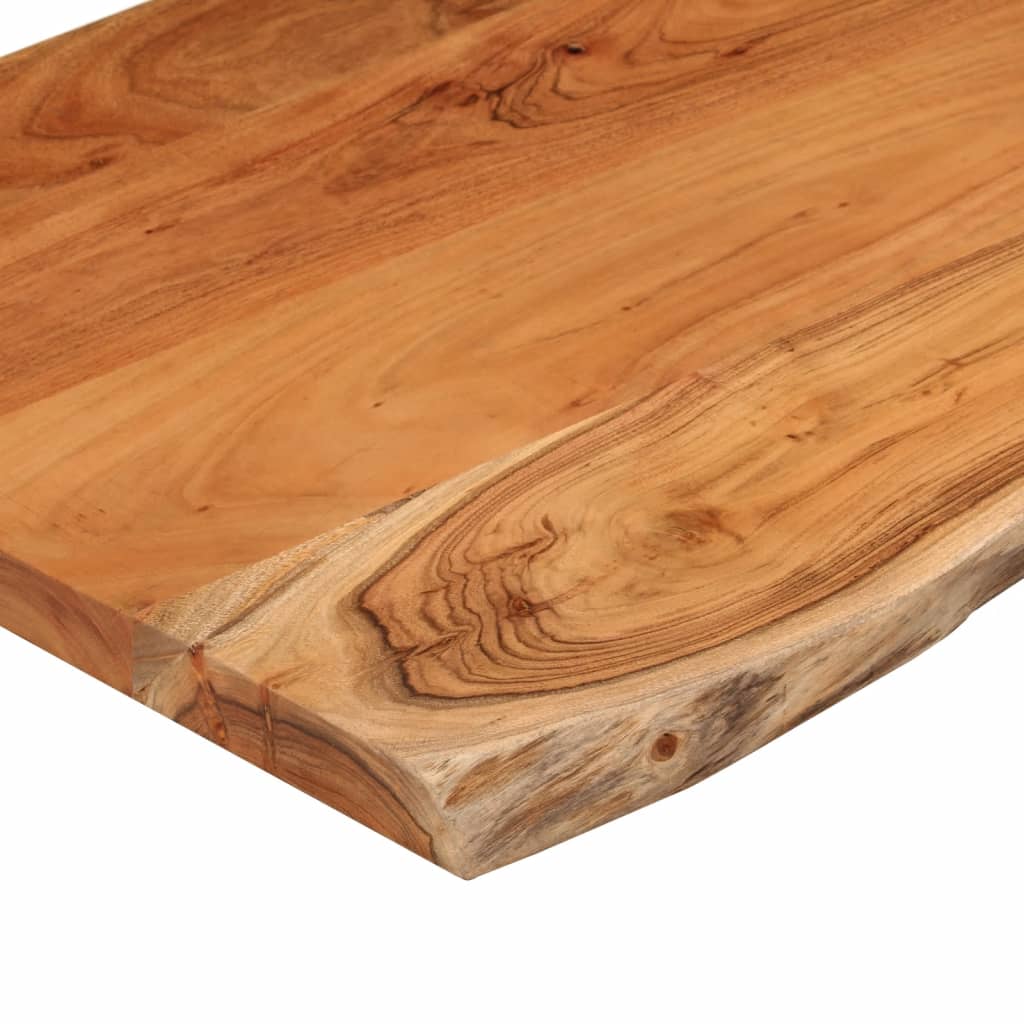 vidaXL Bathroom Countertop 90x60x2.5 cm Rectangular Solid Wood Acacia