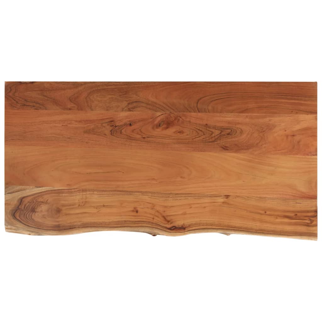 vidaXL Bathroom Countertop 120x60x2.5 cm Rectangular Solid Wood Acacia