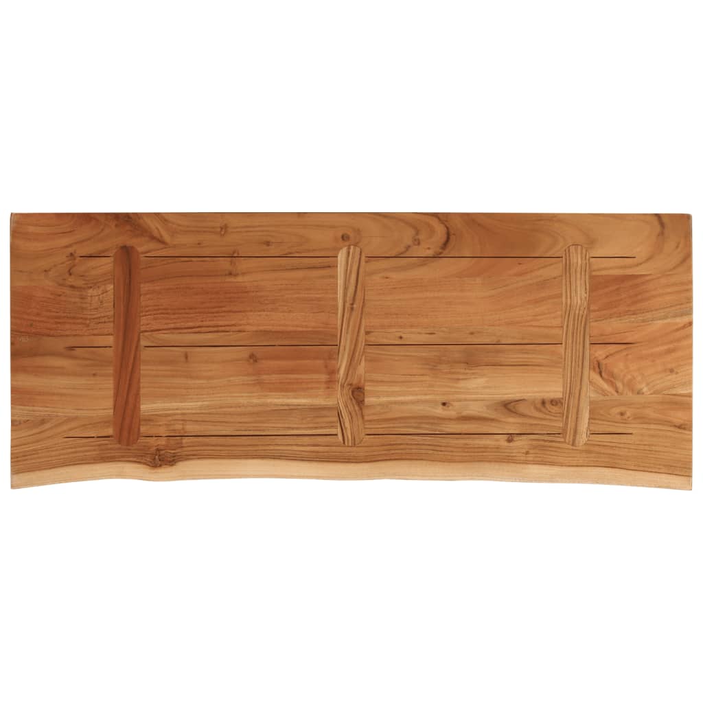 vidaXL Bathroom Countertop 140x60x2.5 cm Rectangular Solid Wood Acacia