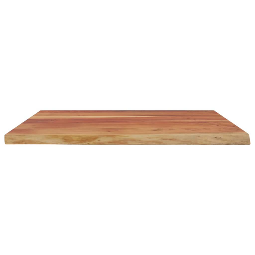 vidaXL Desk Top 110x80x2.5 cm Rectangular Solid Wood Acacia Live Edge