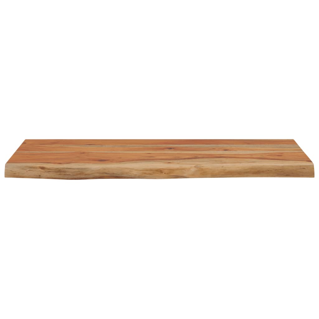 vidaXL Wall Shelf 40x20x3.8 cm Rectangular Solid Wood Acacia Live Edge