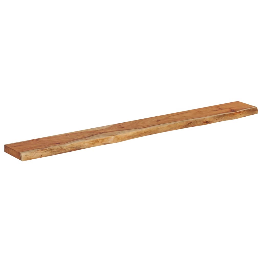 vidaXL Wall Shelf 140x20x3.8 cm Rectangular Solid Wood Acacia Live Edge