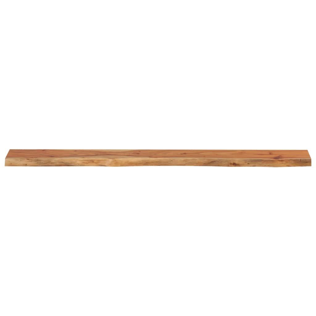 vidaXL Wall Shelf 140x20x3.8 cm Rectangular Solid Wood Acacia Live Edge