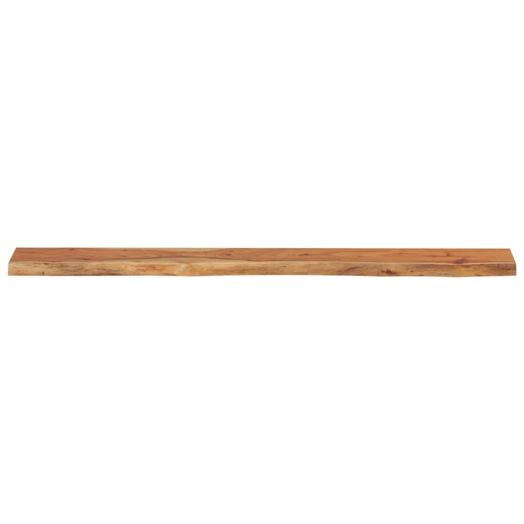 vidaXL Wall Shelf 160x20x3.8 cm Rectangular Solid Wood Acacia Live Edge