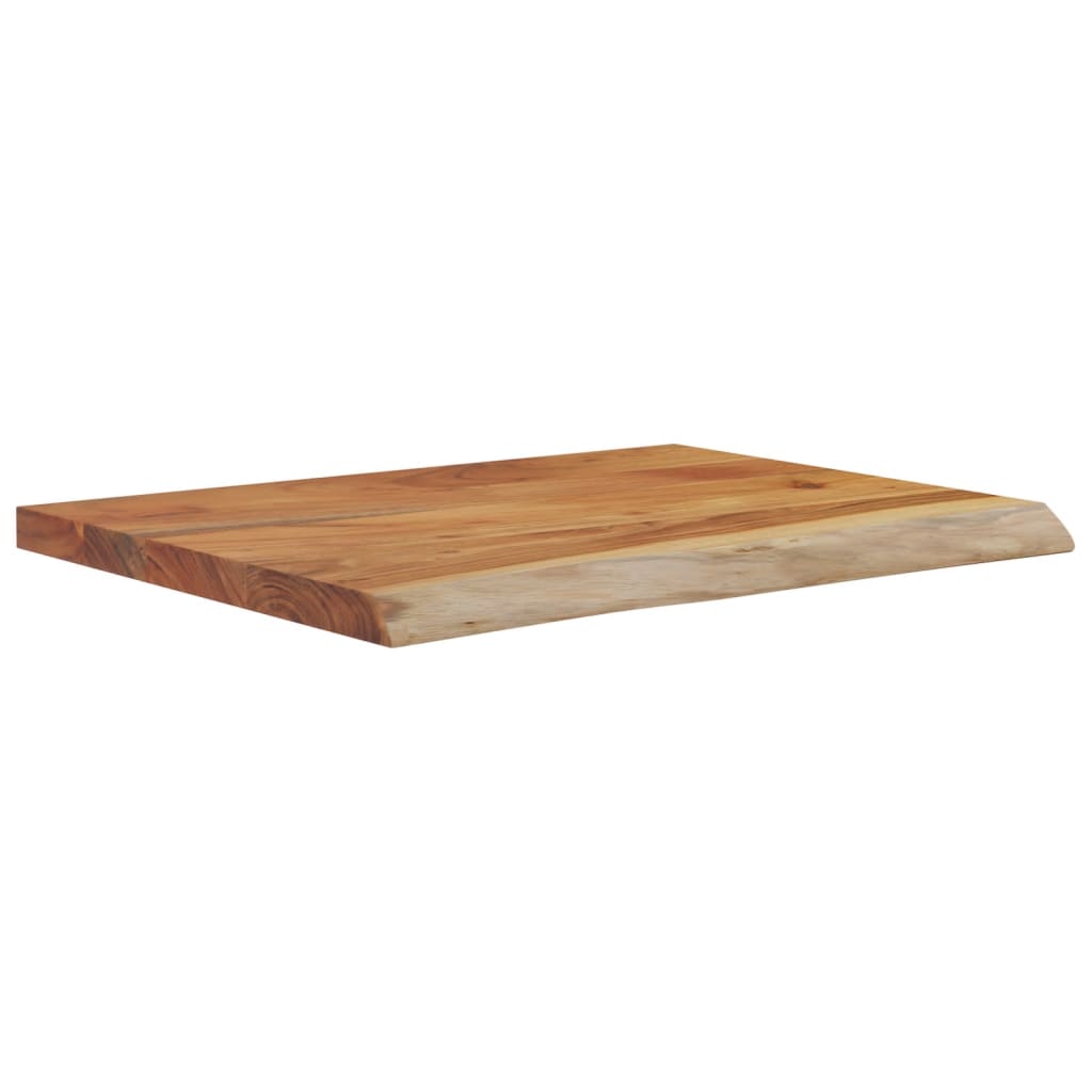 vidaXL Wall Shelf 40x30x3.8 cm Rectangular Solid Wood Acacia Live Edge