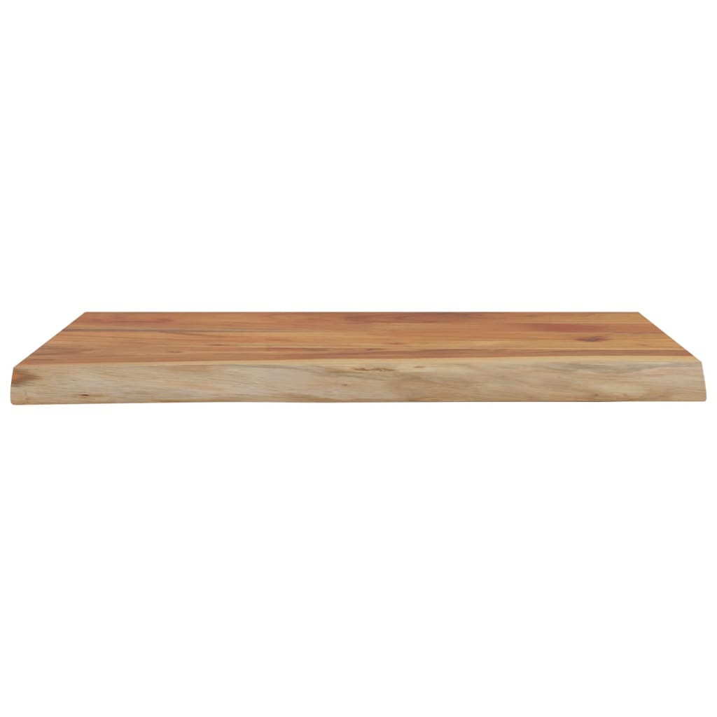 vidaXL Wall Shelf 40x30x3.8 cm Rectangular Solid Wood Acacia Live Edge