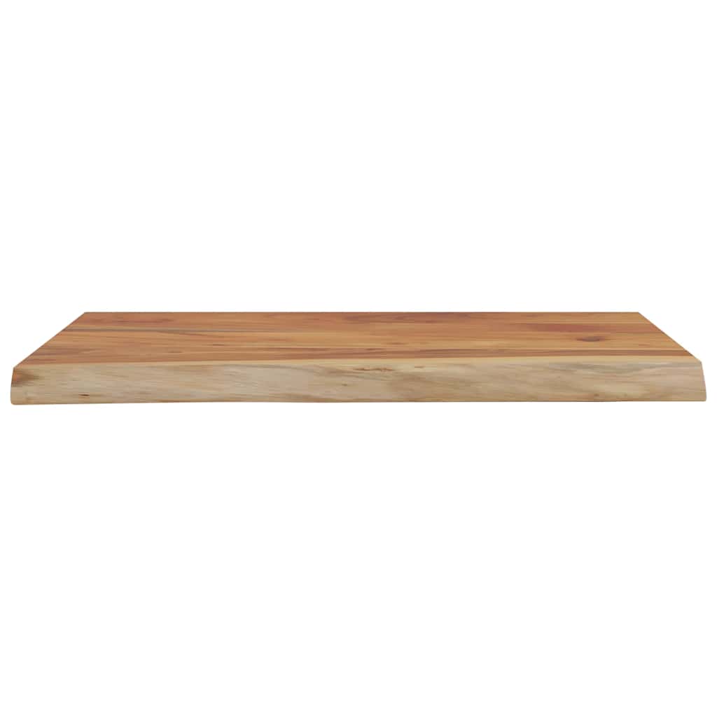 Wall Shelf 50x40x3.8 cm Rectangular Solid Wood Acacia Live Edge