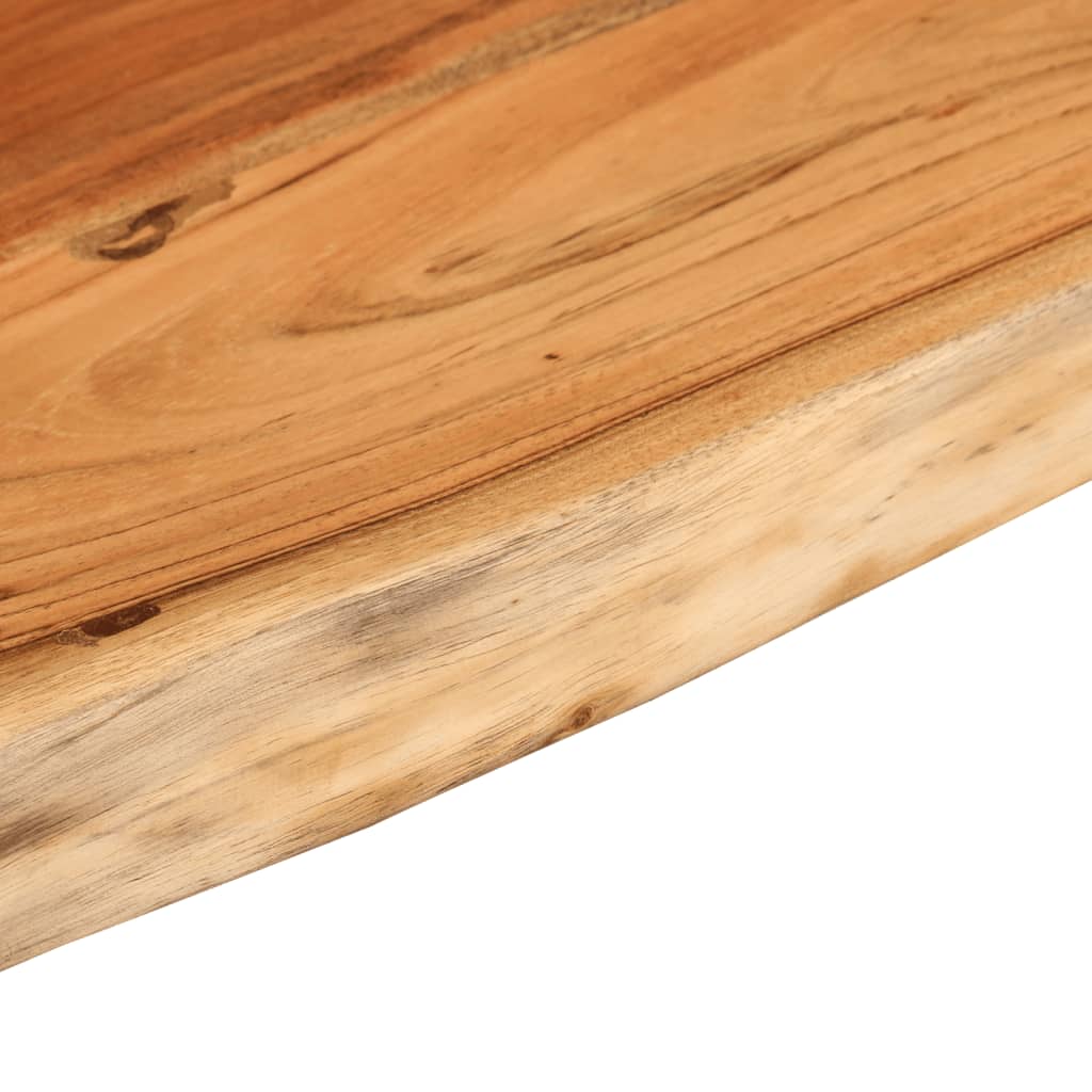 vidaXL Table Top 160x40x3.8 cm Rectangular Solid Wood Acacia Live Edge