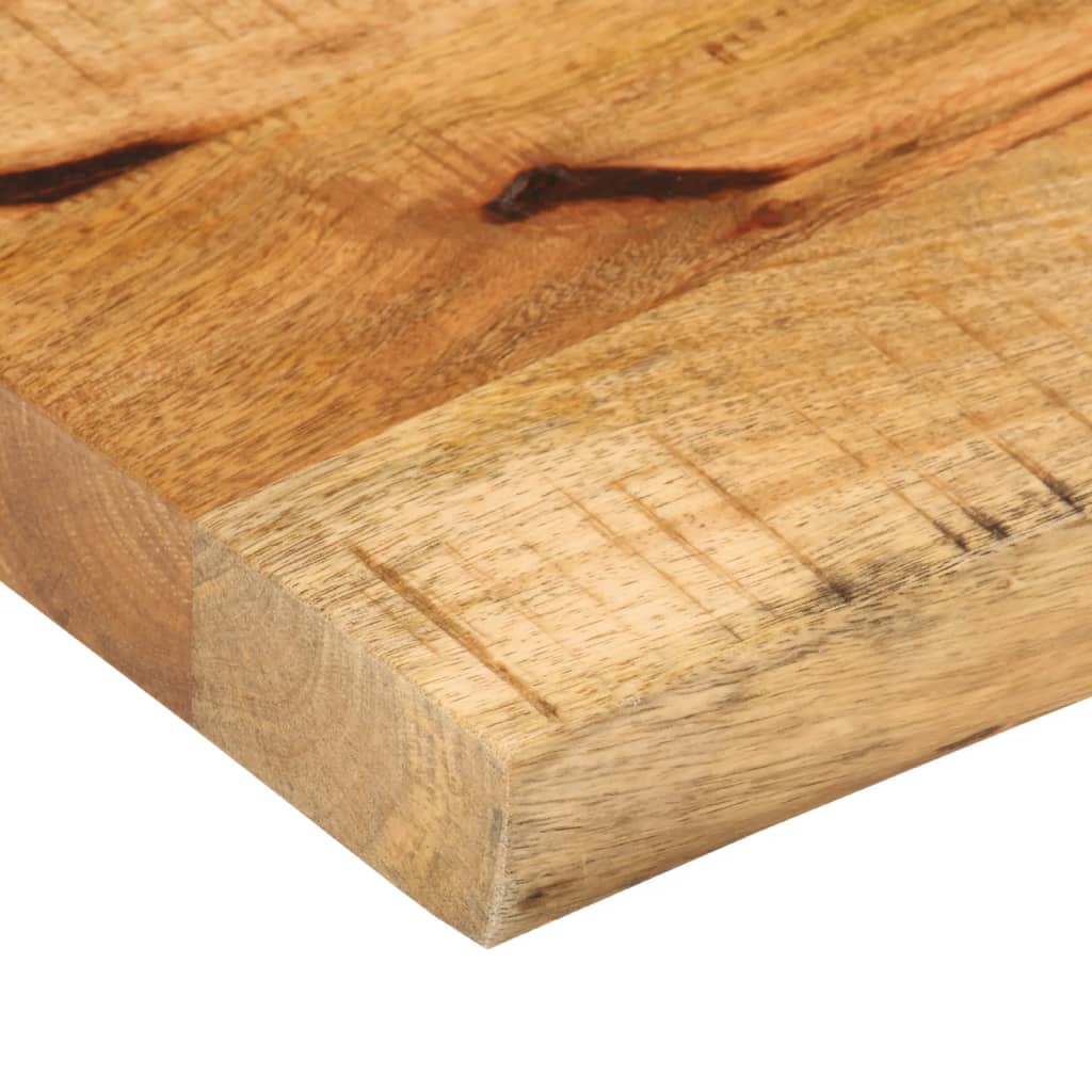 Table Top 60x20x2.5 cm Live Edge Solid Wood Rough Mango