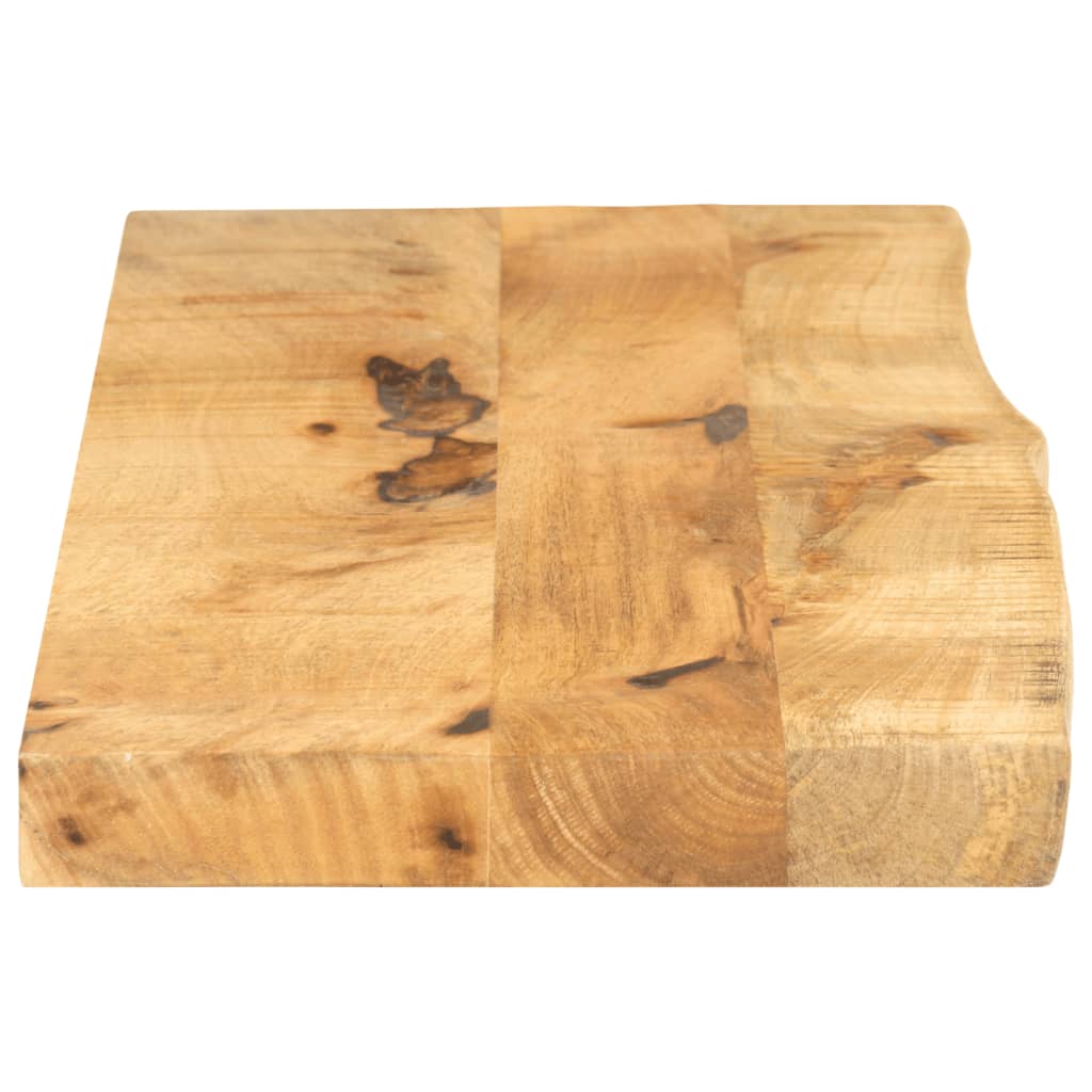 vidaXL Table Top 100x20x2.5 cm Live Edge Solid Wood Rough Mango