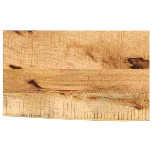 vidaXL Table Top 40x30x2.5 cm Live Edge Solid Wood Rough Mango