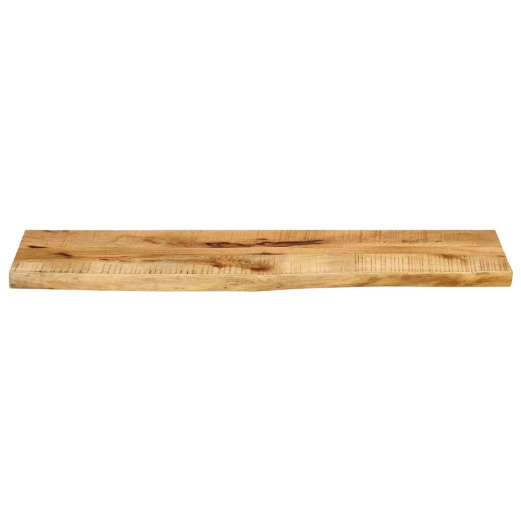 vidaXL Table Top 100x30x2.5 cm Live Edge Solid Wood Rough Mango