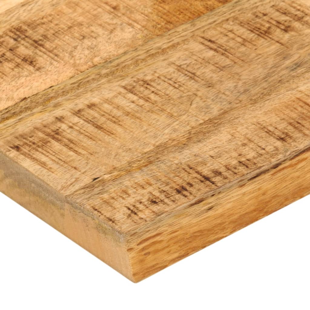 vidaXL Table Top 40x40x2.5 cm Live Edge Solid Wood Rough Mango