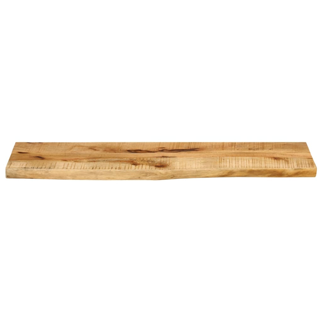 vidaXL Table Top 100x40x2.5 cm Live Edge Solid Wood Rough Mango