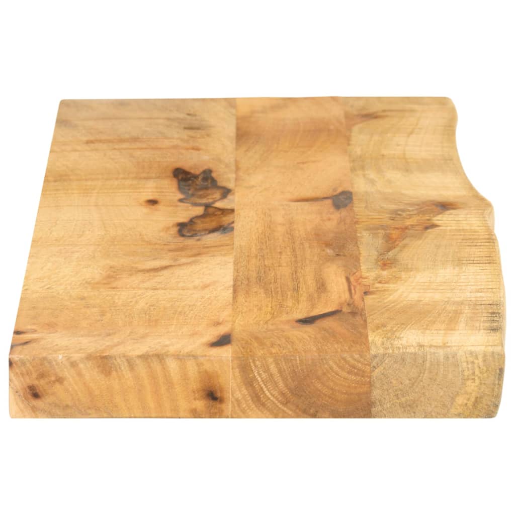 vidaXL Table Top 100x40x2.5 cm Live Edge Solid Wood Rough Mango